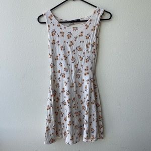 Brandy Melville sunflower open back dress
